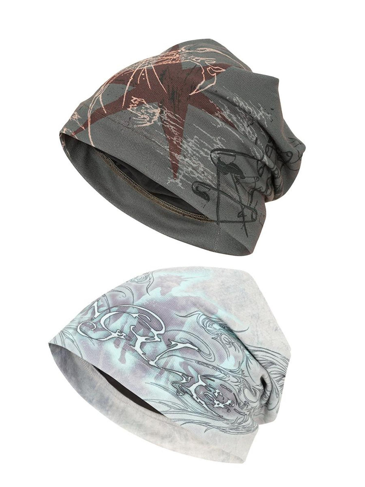 HEMOGLOBIN Punk Print Slouchy Women&