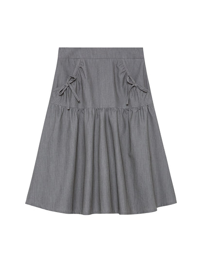 HEMOGLOBIN_Ruched_Design_Gray_Minimalist_Commute_Women&