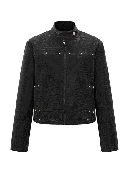 HEMOGLOBIN Studded Punk Slim Cropped Pu Women&