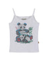 Achihara Happy Panda Embroidered Crop Tee V-neck T-shirt Long-Sleeve