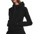 ALINNV STUDIO Fleece Lined Hooded Sweatshirt Wide Leg Pants Set