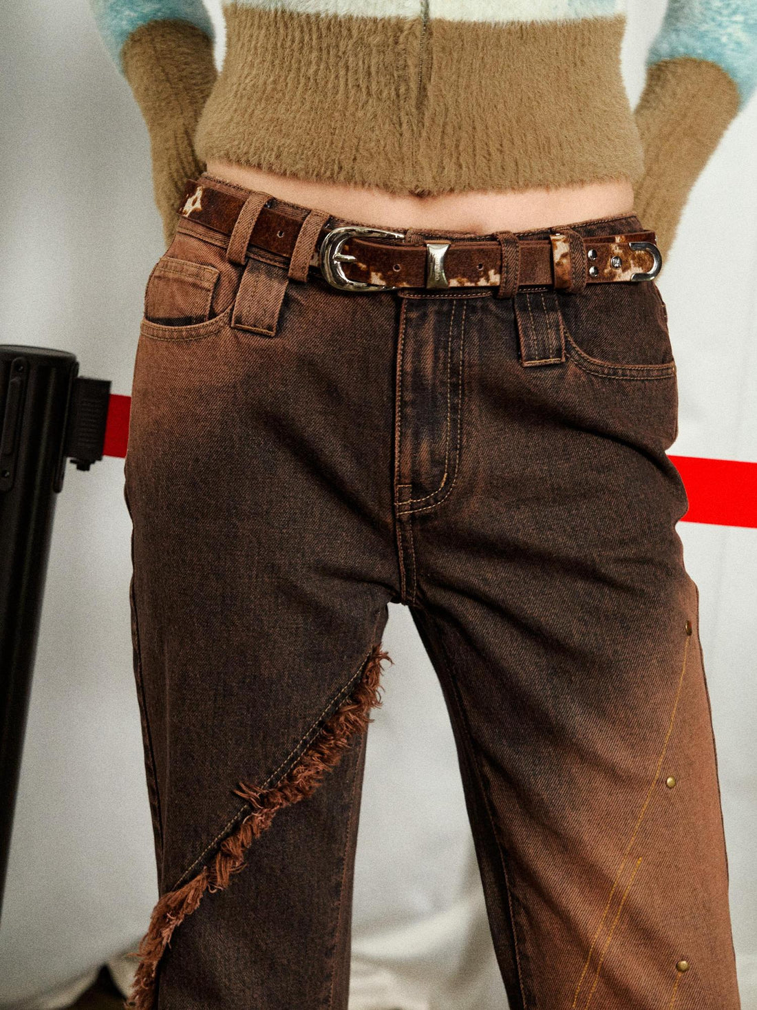 OfAkiva Horsehair Leather Belt For Men &amp; Women | Belts