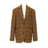 YOSHUYUKI Vintage Brown Check Wool Suit Jacket