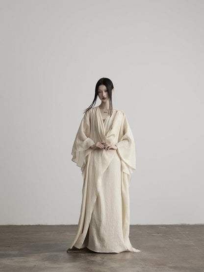 INDULGE Apricot Wrap Drape Hood 3d Tailoring Women&