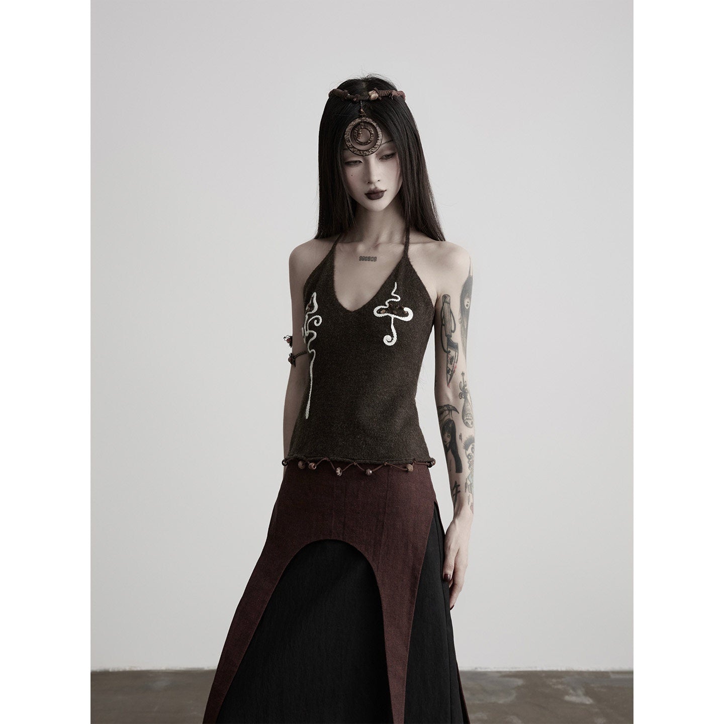 INDULGE_Beaded_Embroidered_Knit_Halter_Women&