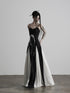 INDULGE_Black_Animal_Embroidery_Strappy_A_Line_Women&