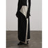 INDULGE_Black_White_Double_Layer_Spliced_Irregular_Panel_Women&