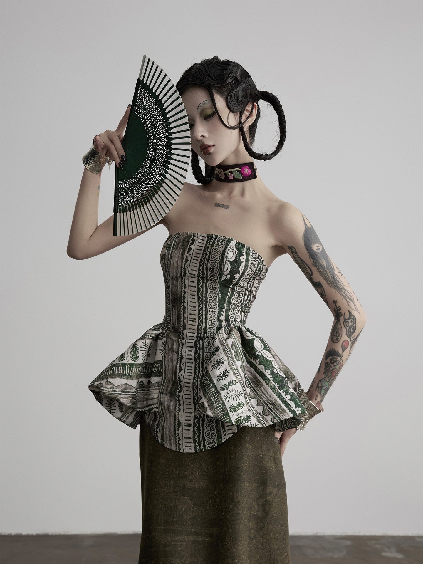 INDULGE_Bronze_Print_Pleated_Butterfly_Women&