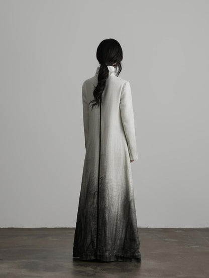 INDULGE Chinese Style Gecko Embroidered Gradient Dyed Women&