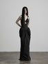 INDULGE_Dark_Bottle_Ruched_Cinch_Waist_Patchwork_Women&