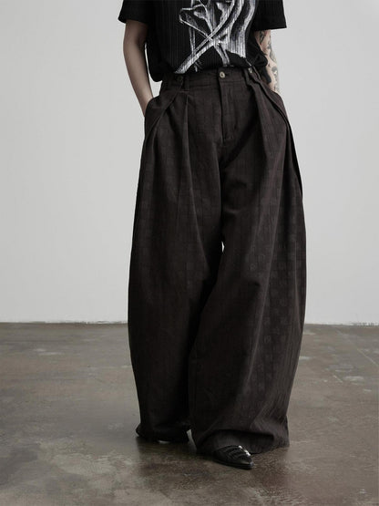INDULGE Dark Plaid Pockets Sculpted Cut Women&