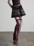 INDULGE_Dark_Plaid_Tie_Waist_Folded_Layer_A_Line_Women&