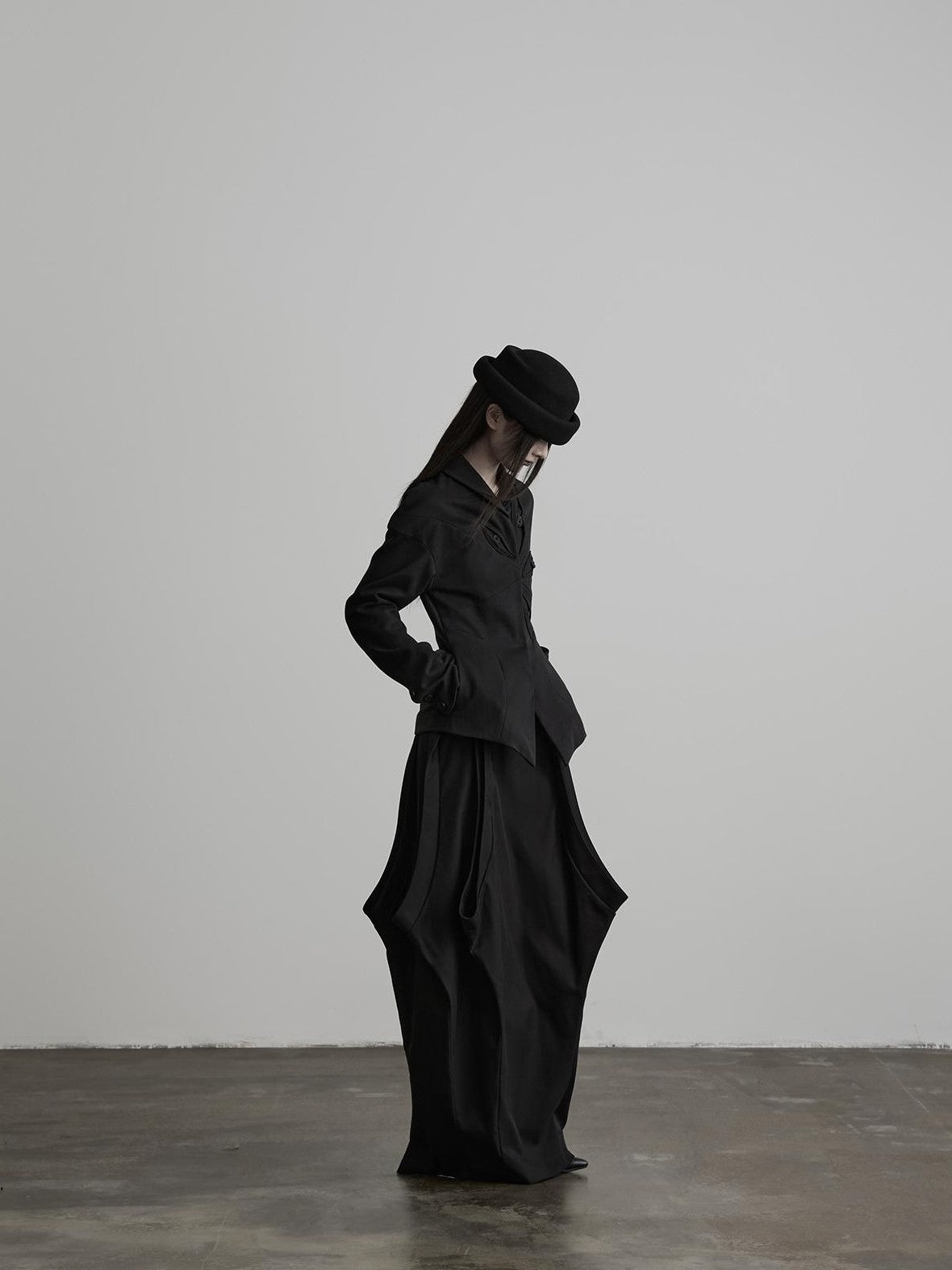 INDULGE Deconstructed Button Detail Fitted Waist Women&