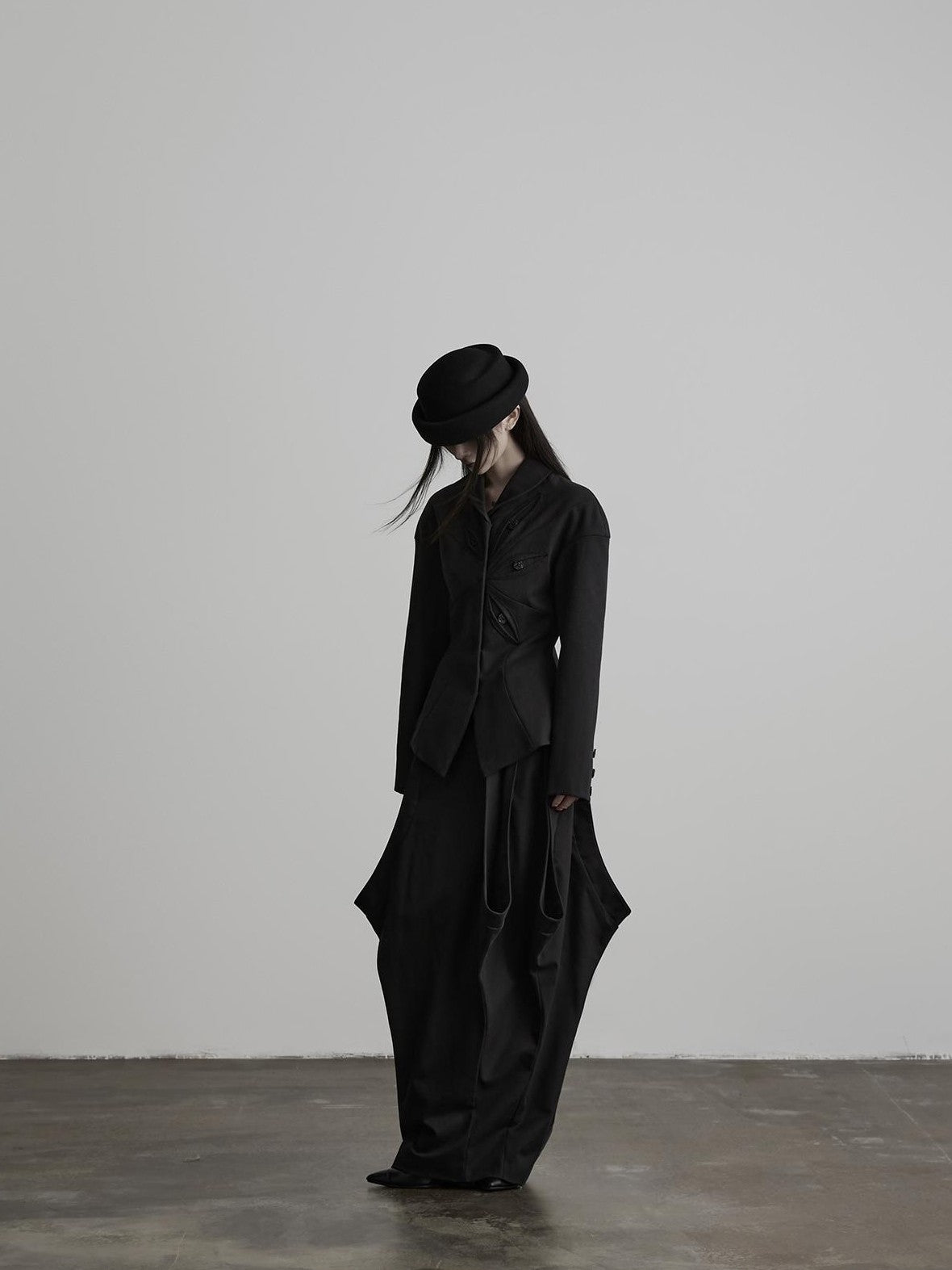 INDULGE Deconstructed Button Detail Fitted Waist Women&