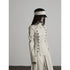 INDULGE_Double_Breasted_Stand_Collar_Slim_Fit_Long_Sleeve_Women&