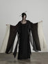 INDULGE_Flowy_Detachable_Wide_Sleeve_Hooded_Color_Block_Women&