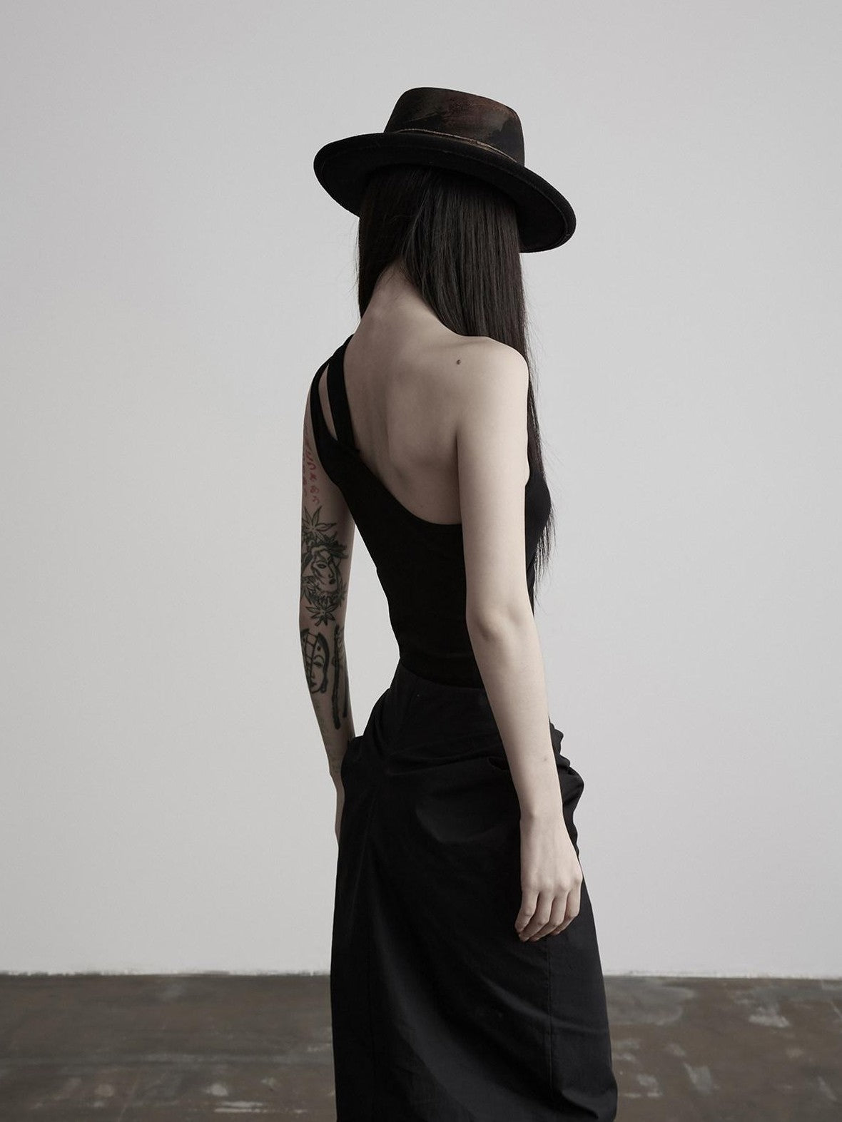 INDULGE Geometric Deconstructed Beaded Asymmetric Women&