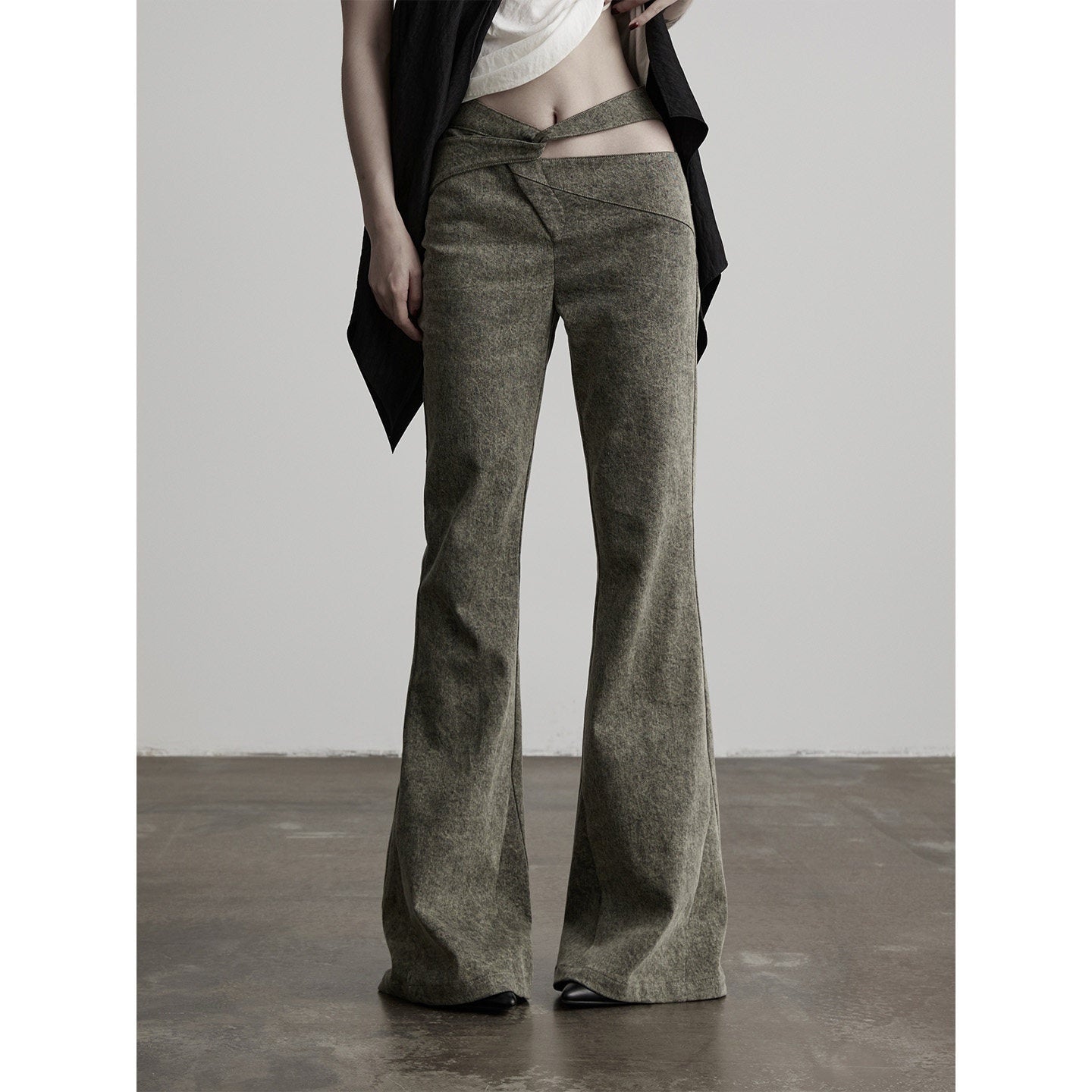 INDULGE_Gray_Deconstructed_Crossover_Patchwork_Women&