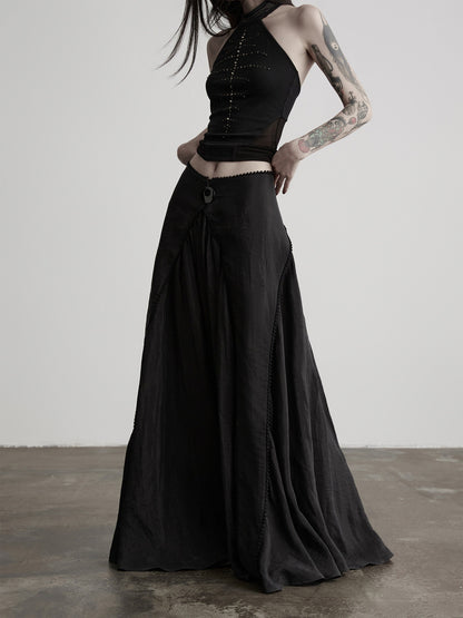 INDULGE_Pleated_Asymmetric_Waist_Draped_Women&