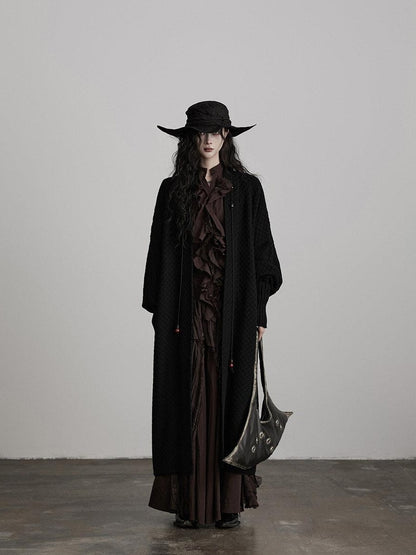 INDULGE Shape Retaining Oversized Knit Tie Front Longline Cardigan Women Casual Jackets