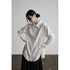 INDULGE Shape Retaining Polo Collar Straight Fit Women White Cotton Lace Blouses