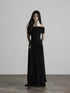INDULGE_Shape_Retaining_Slim_A_Line_Lyocell_Wool_Black_Women_Strapless_Maxi_Dresses_MISSTT