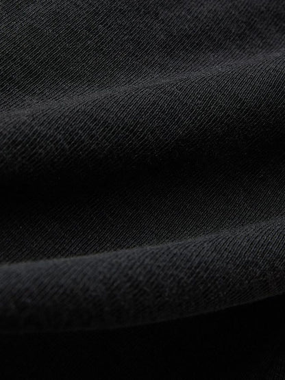 INDULGE Soft Breathable Stretch Spandex Casual Slim Fit Striped Black Slim T-Shirts