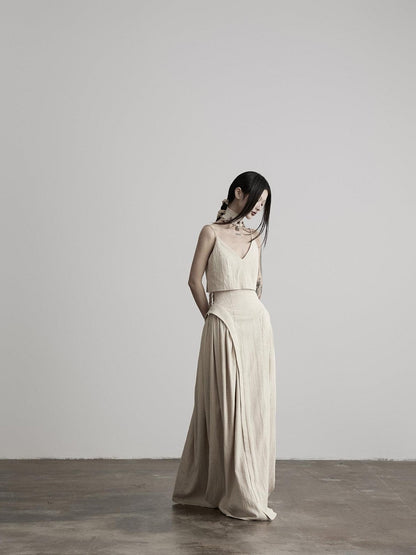 INDULGE Wabi Sabi Textured Faux Two Piece Aline Women&