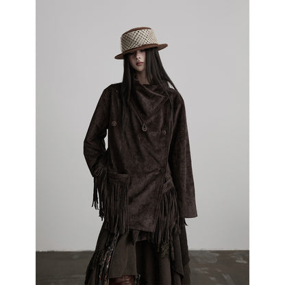 INDULGE_Warm_Oversized_Dark_Goth_Fringe_Women_Poly_Spandex_Long_Sleeve_Casual_Jackets_MISSTT