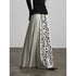 INDULGE Wrinkle Resistant Casual A Line Mid Waist 3D Detail Rayon Pleated Skirts