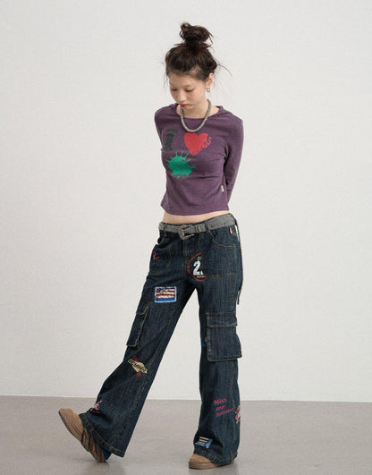 Achihara I Love Jellyfish Slim Fit Tee