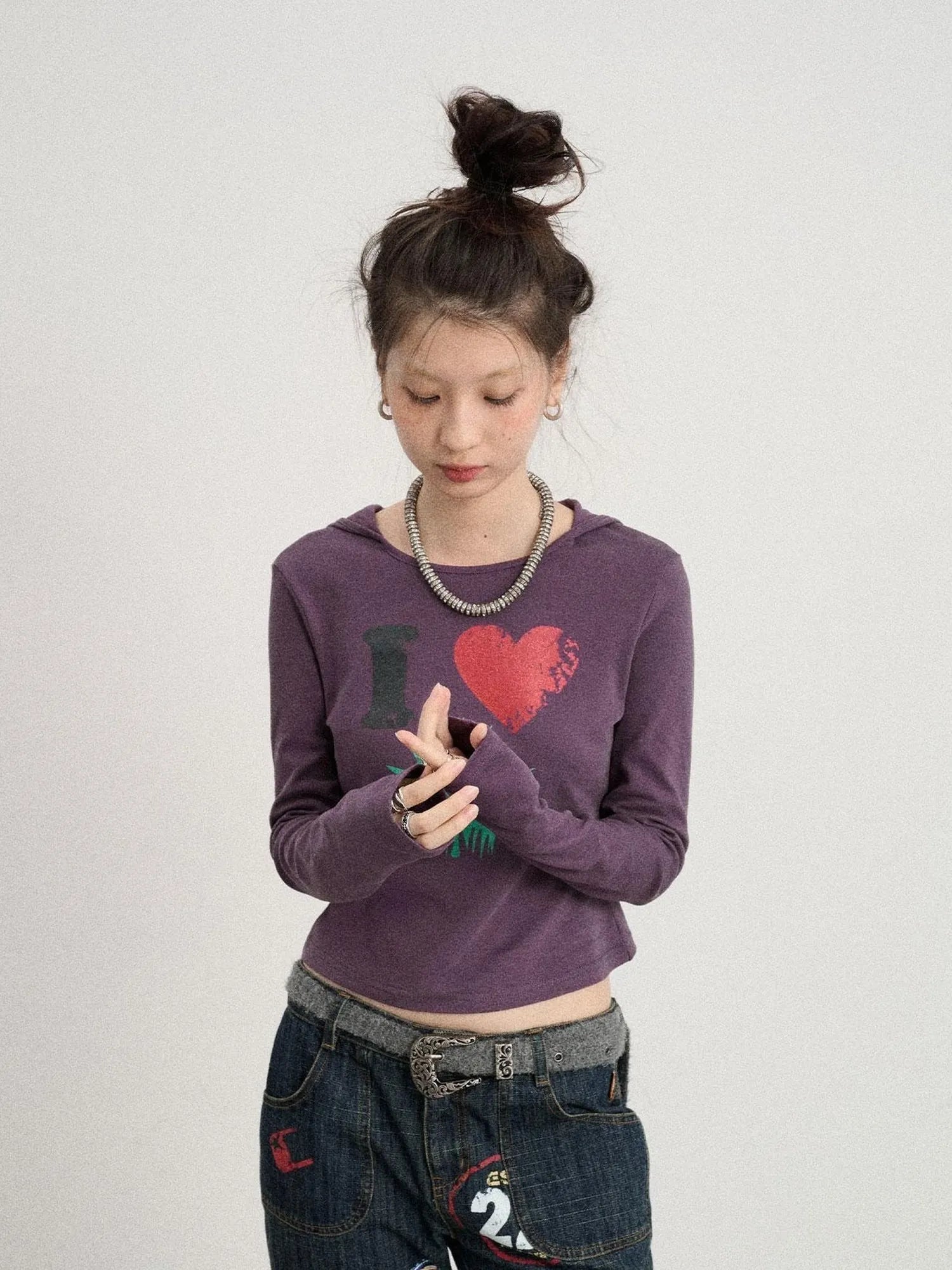 I Love Jellyfish Slim Fit Tee