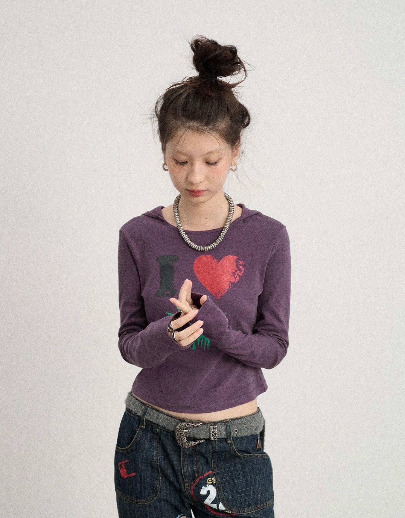 Achihara I Love Jellyfish Slim Fit Tee