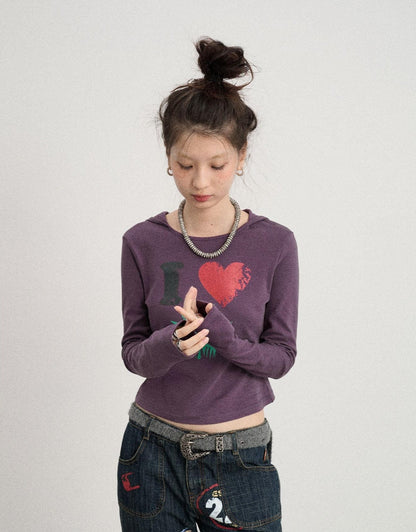 Achihara I Love Jellyfish Slim Fit Tee