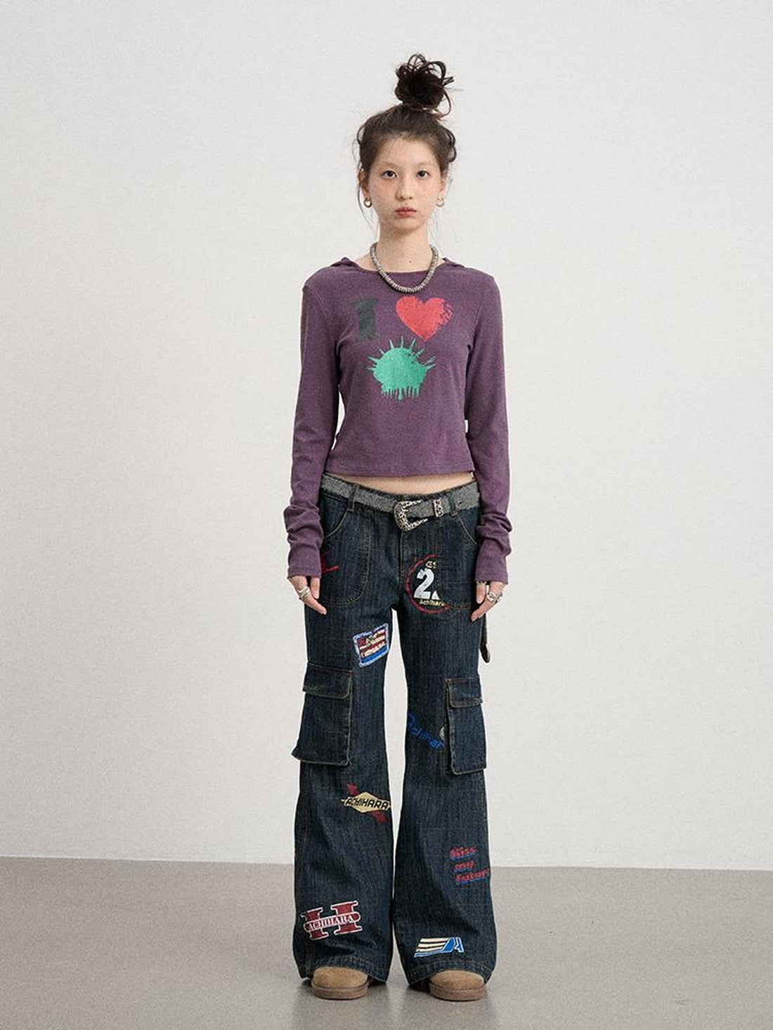 Achihara I Love Jellyfish Slim Fit Tee