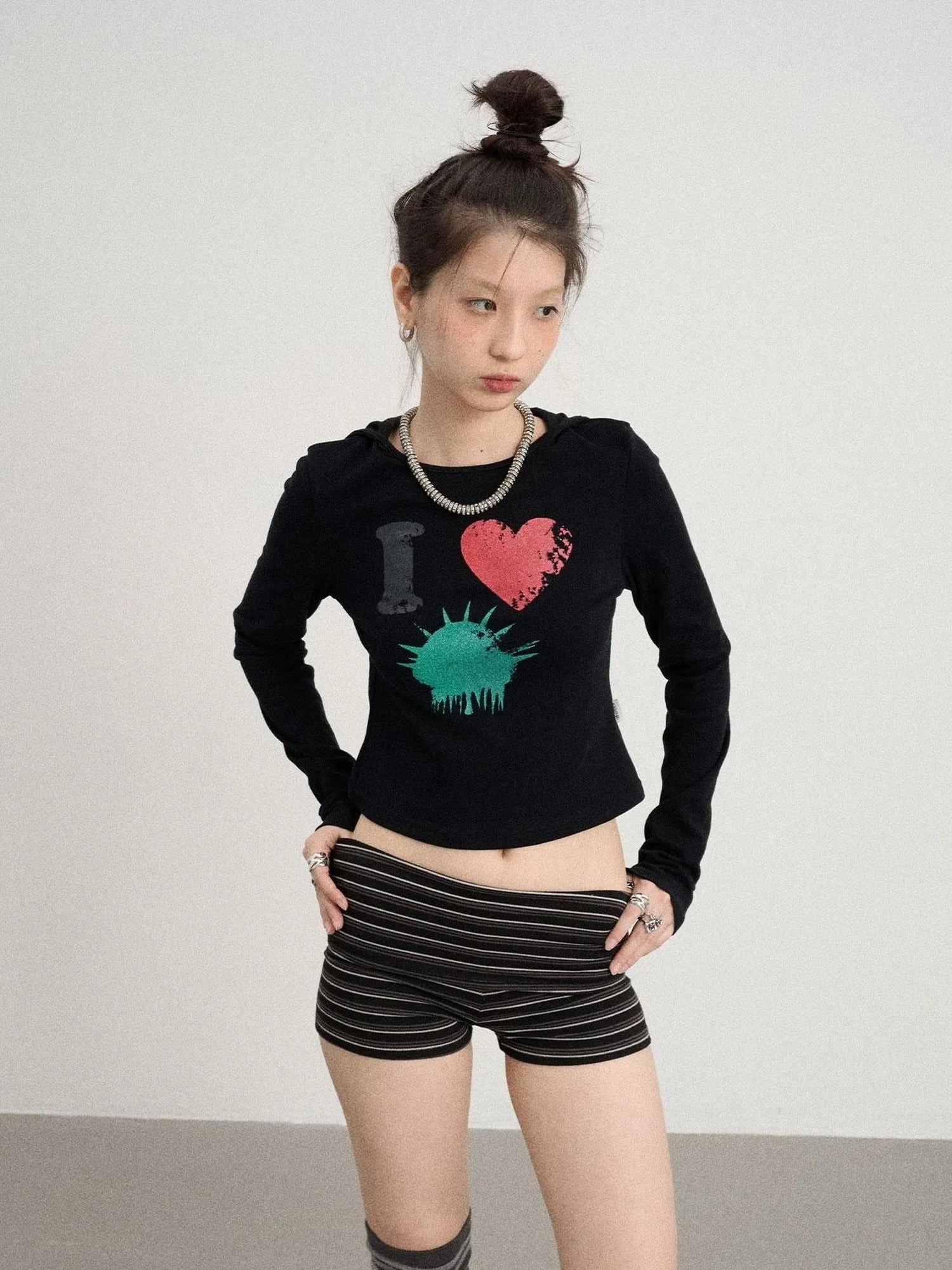 I Love Jellyfish Slim Fit Tee