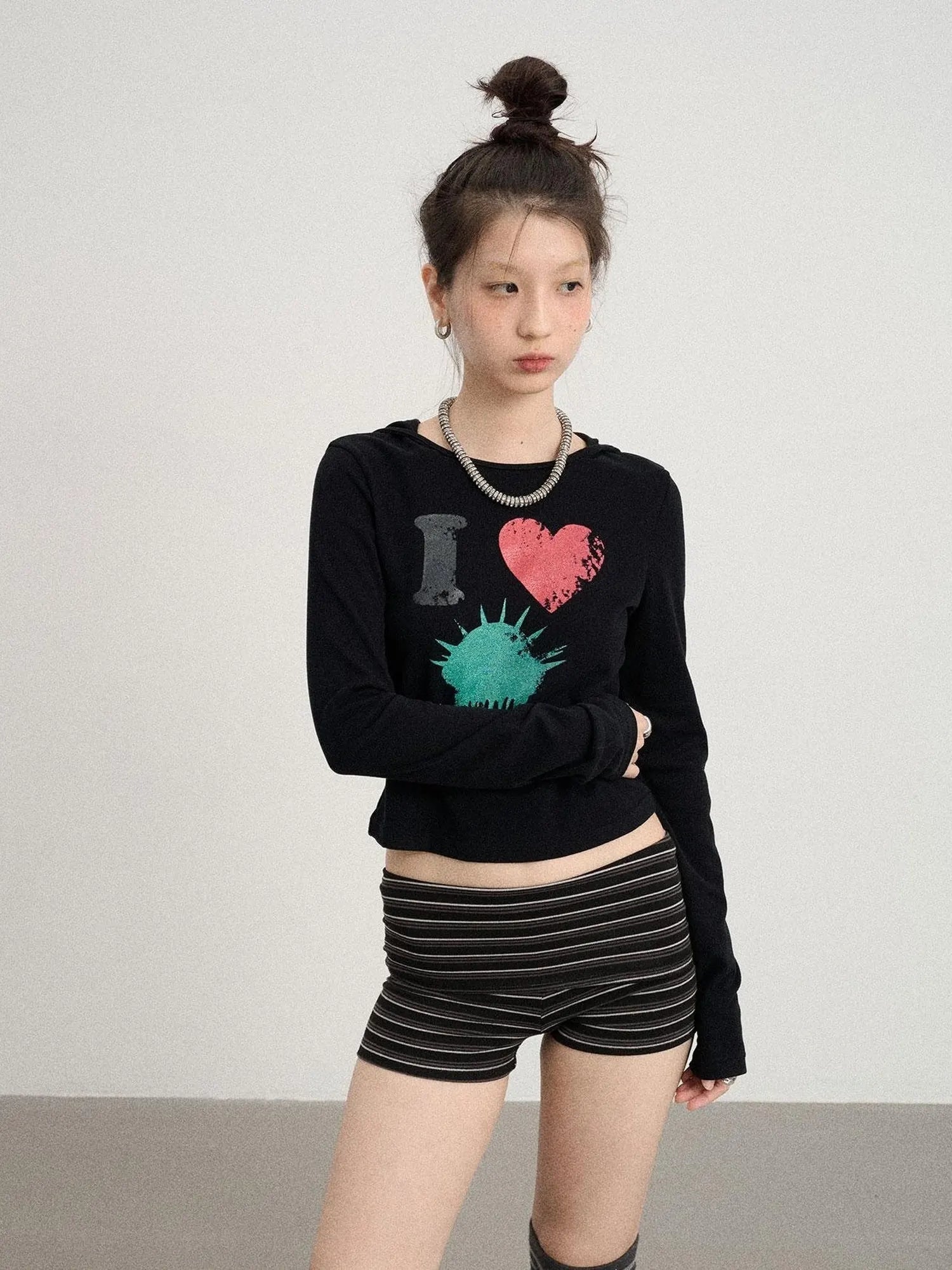 I Love Jellyfish Slim Fit Tee