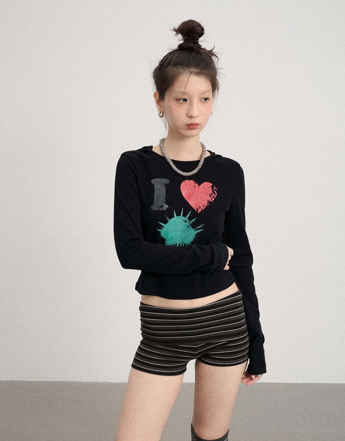 Achihara I Love Jellyfish Slim Fit Tee