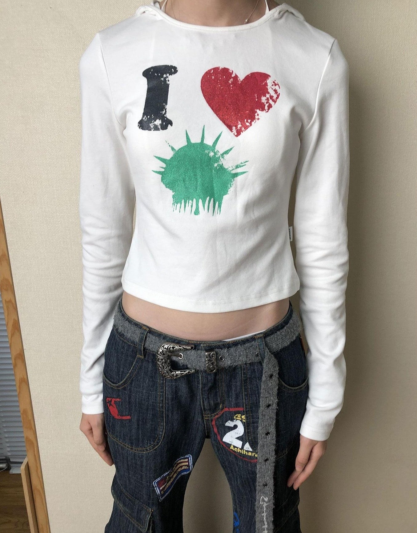 Achihara I Love Jellyfish Slim Fit Tee