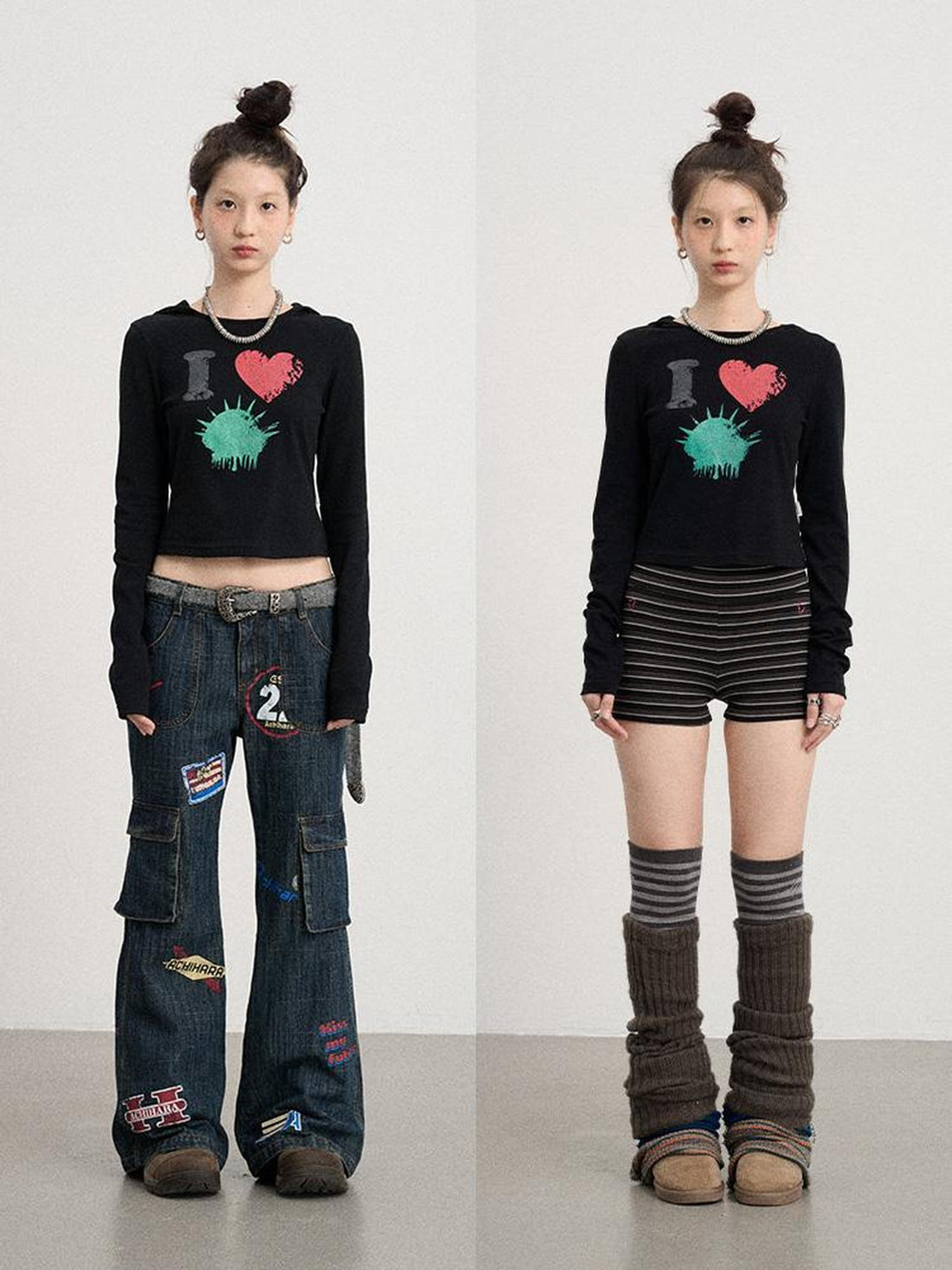 Achihara I Love Jellyfish Slim Fit Tee