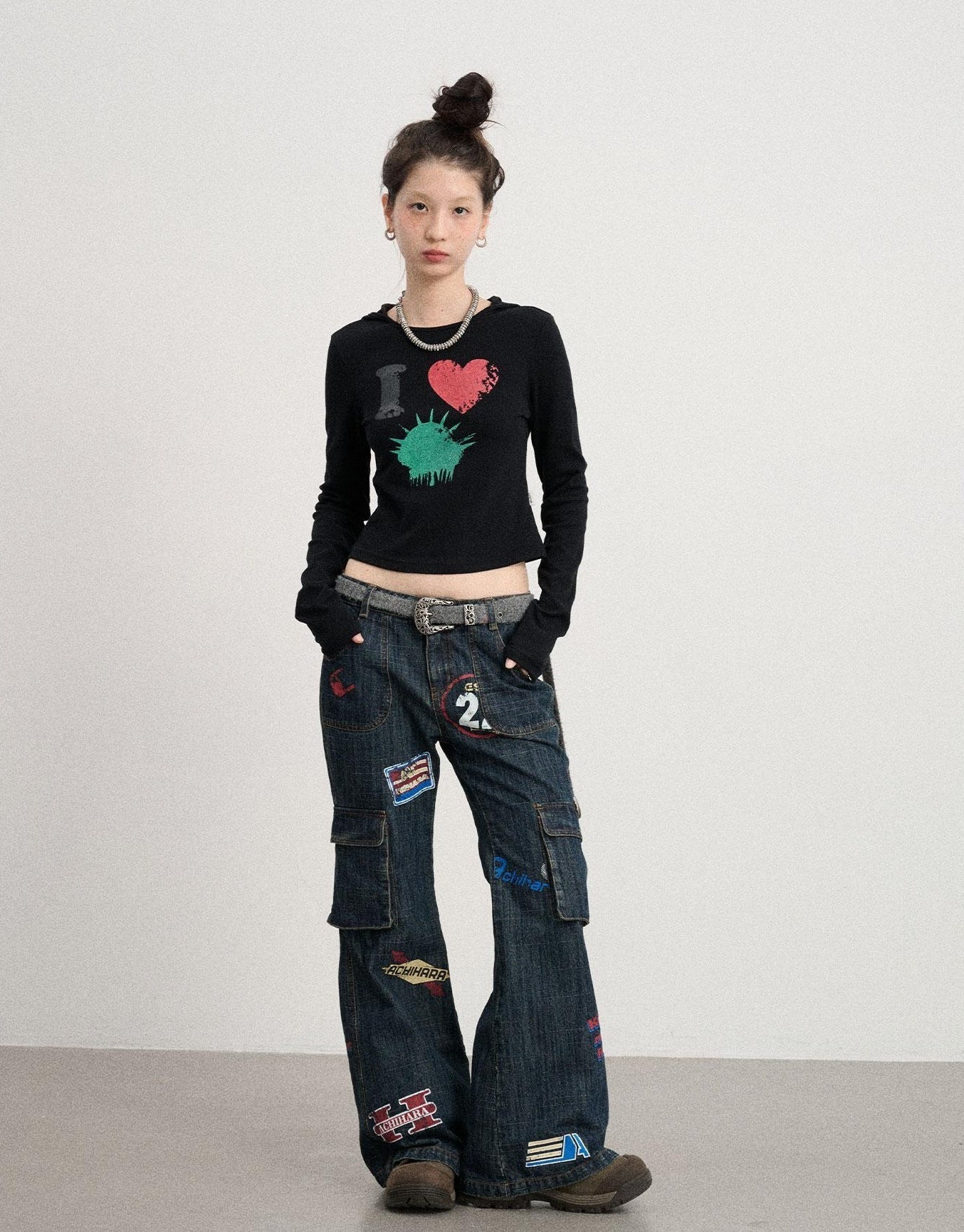 Achihara I Love Jellyfish Slim Fit Tee