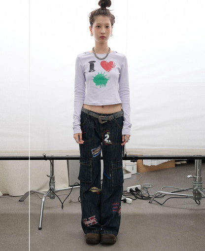 Achihara I Love Jellyfish Slim Fit Tee