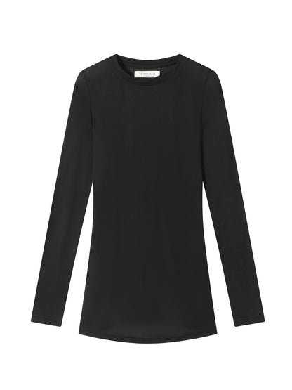 Achihara Smoothie Ice Knit Tee V Neck T Shirt Long Sleeve