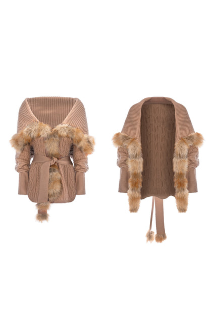 JYOSEI_Batwing_Sleeve_Paneled_Lace_Up_Women&