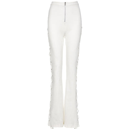 JYOSEI_Black_And_Ivory_Asymmetric_Crisscross_Tie_Chain_Women&