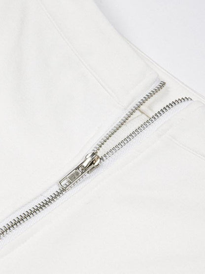 JYOSEI Black And Ivory Asymmetric Crisscross Tie Chain Women&