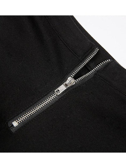 JYOSEI Black And Ivory Asymmetric Crisscross Tie Chain Women&