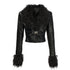 JYOSEI_Black_Grid_Leather_Set_With_Detachable_Collar_MISSTT