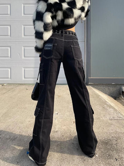 Checkerboard Faux Mink Quilted Jacket Women Winter Short Coat