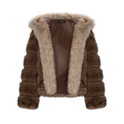 JYOSEI_Cozy_Hooded_Colorblock_Faux_Fur_Trim_Oversized_Womens_Brown_Puffer_Jacket_MISSTT